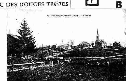 Ville de LACDESROUGESTRUITES Carte postale ancienne