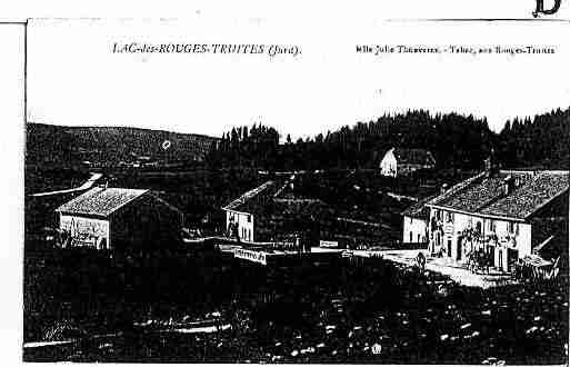 Ville de LACDESROUGESTRUITES Carte postale ancienne