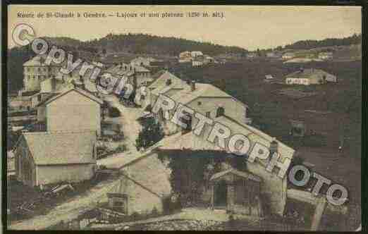 Ville de LAJOUX Carte postale ancienne