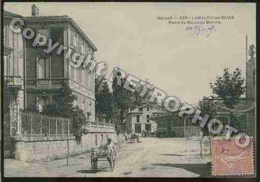 Ville de LAMALOULESBAINS Carte postale ancienne