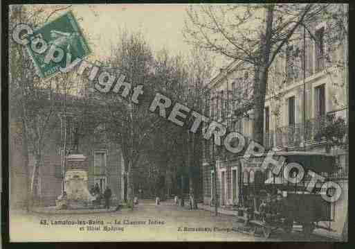 Ville de LAMALOULESBAINS Carte postale ancienne