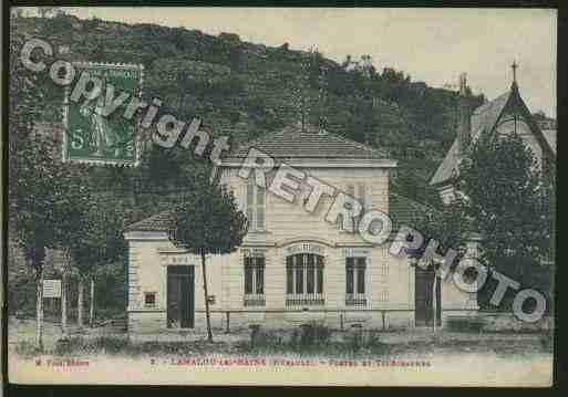 Ville de LAMALOULESBAINS Carte postale ancienne