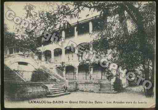 Ville de LAMALOULESBAINS Carte postale ancienne