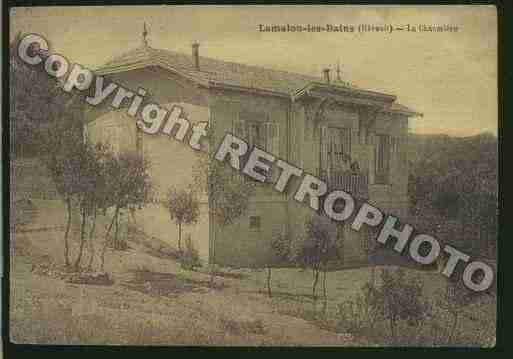 Ville de LAMALOULESBAINS Carte postale ancienne