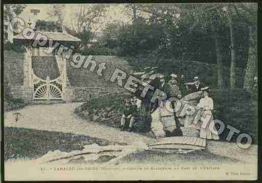 Ville de LAMALOULESBAINS Carte postale ancienne