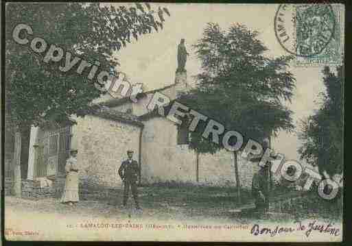 Ville de LAMALOULESBAINS Carte postale ancienne