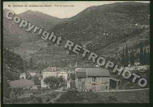 Ville de LAMALOULESBAINS Carte postale ancienne