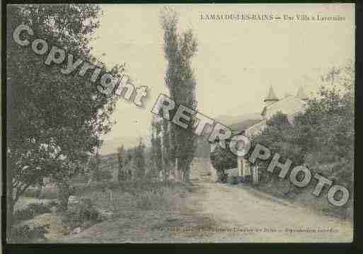 Ville de LAMALOULESBAINS Carte postale ancienne