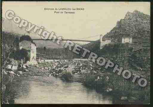 Ville de LAMALOULESBAINS Carte postale ancienne