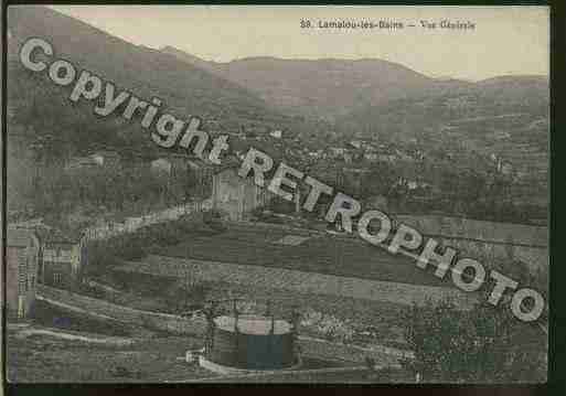 Ville de LAMALOULESBAINS Carte postale ancienne