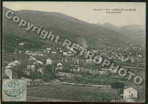 Ville de LAMALOULESBAINS Carte postale ancienne