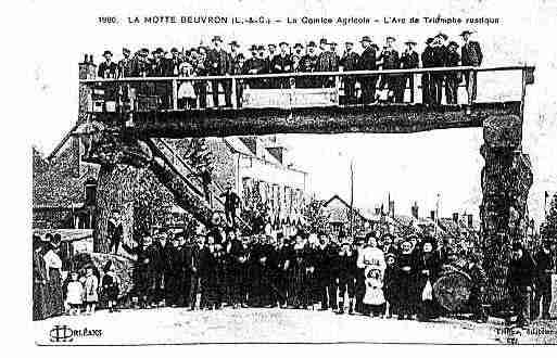 Ville de LAMOTTEBEUVRON Carte postale ancienne
