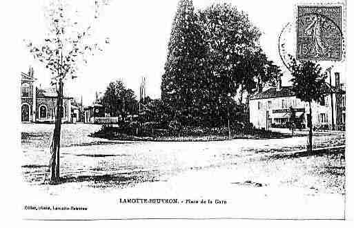 Ville de LAMOTTEBEUVRON Carte postale ancienne