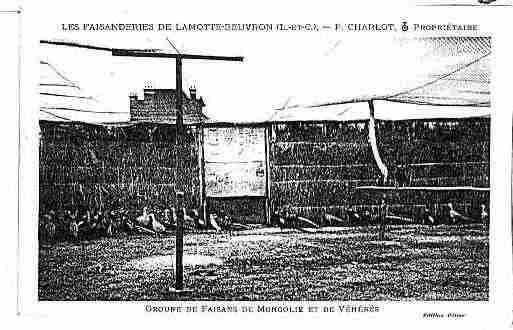 Ville de LAMOTTEBEUVRON Carte postale ancienne