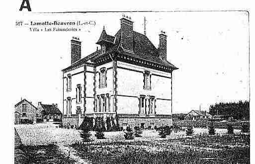 Ville de LAMOTTEBEUVRON Carte postale ancienne