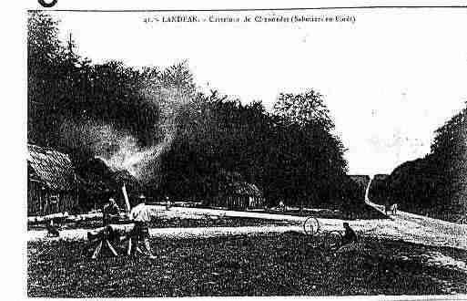 Ville de LANDEAN Carte postale ancienne