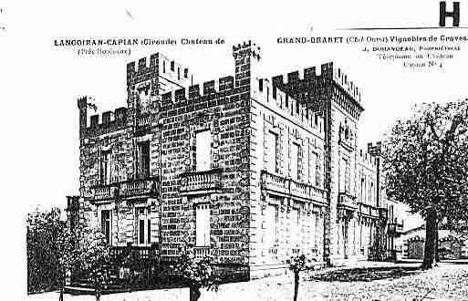Ville de LANGOIRAN Carte postale ancienne