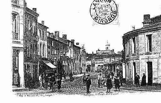 Ville de LANGON Carte postale ancienne