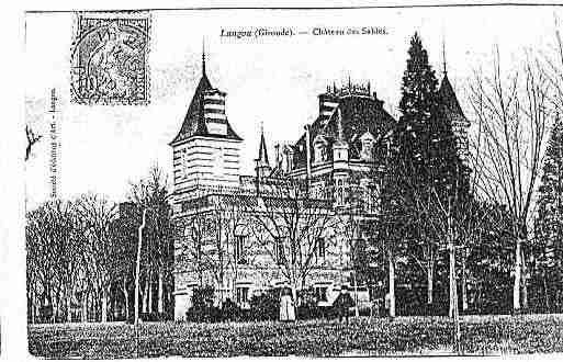 Ville de LANGON Carte postale ancienne