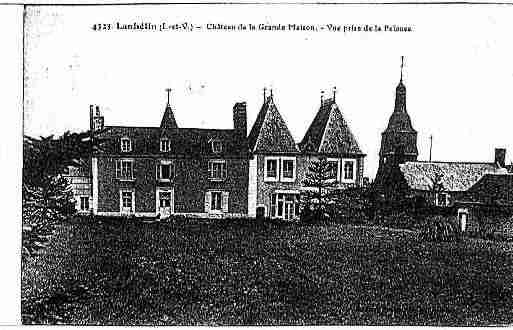 Ville de LANHELIN Carte postale ancienne