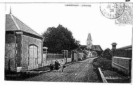 Ville de LANNERAY Carte postale ancienne