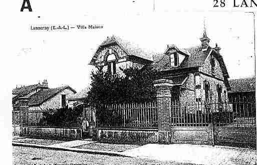 Ville de LANNERAY Carte postale ancienne
