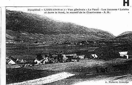 Ville de LANSENVERCORS Carte postale ancienne