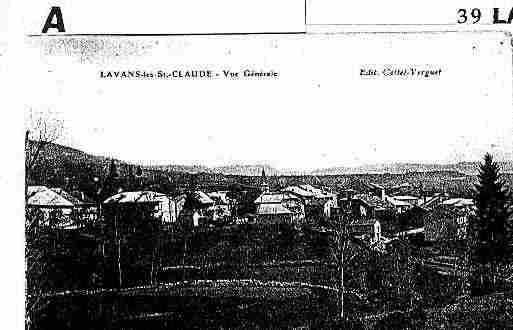 Ville de LAVANSLESSAINTCLAUDE Carte postale ancienne