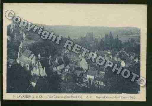 Ville de LAVARDIN Carte postale ancienne