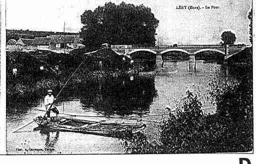 Ville de LERY Carte postale ancienne