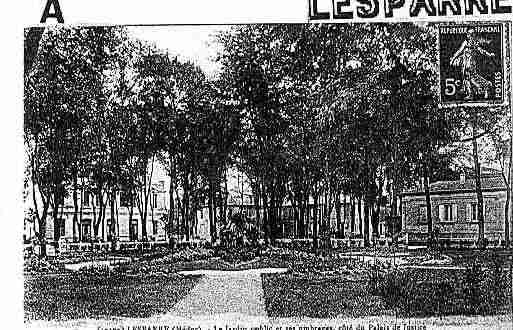 Ville de LESPARREMEDOC Carte postale ancienne