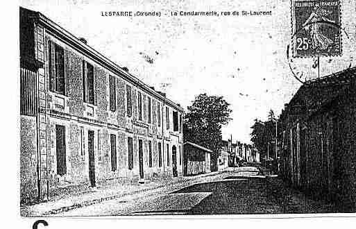 Ville de LESPARREMEDOC Carte postale ancienne