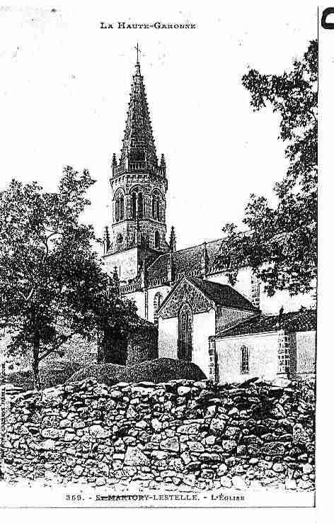 Ville de LESTELLEDESAINTMARTORY Carte postale ancienne