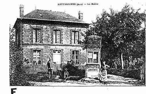 Ville de LETTEGUIVES Carte postale ancienne