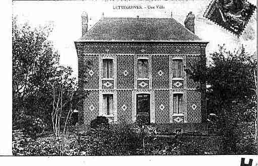 Ville de LETTEGUIVES Carte postale ancienne