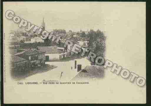Ville de LIBOURNE Carte postale ancienne