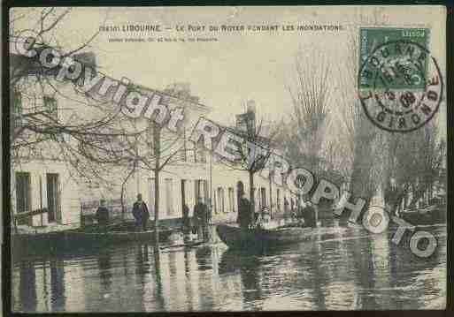 Ville de LIBOURNE Carte postale ancienne