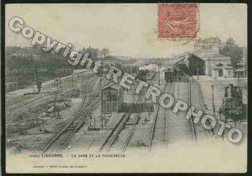 Ville de LIBOURNE Carte postale ancienne