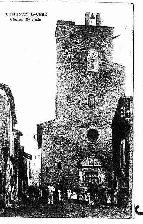 Ville de LIEURANLESBEZIERS Carte postale ancienne