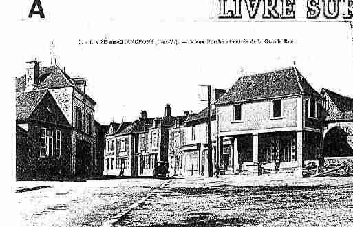 Ville de LIVRESURCHANGEON Carte postale ancienne