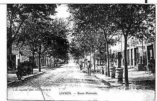 Ville de LIVRONSURDROME Carte postale ancienne