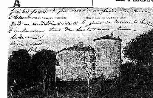 Ville de LIVRONSURDROME Carte postale ancienne