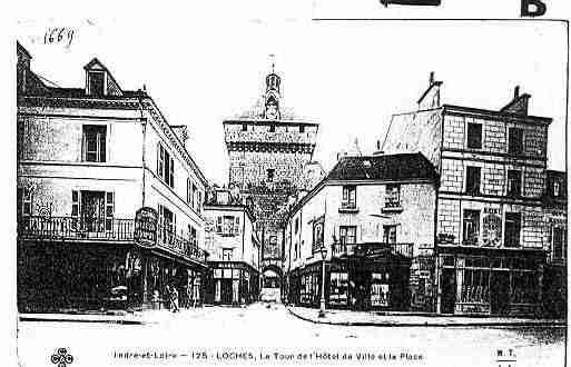 Ville de LOCHES Carte postale ancienne
