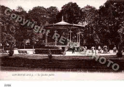 Ville de LOCHES Carte postale ancienne