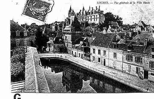Ville de LOCHES Carte postale ancienne