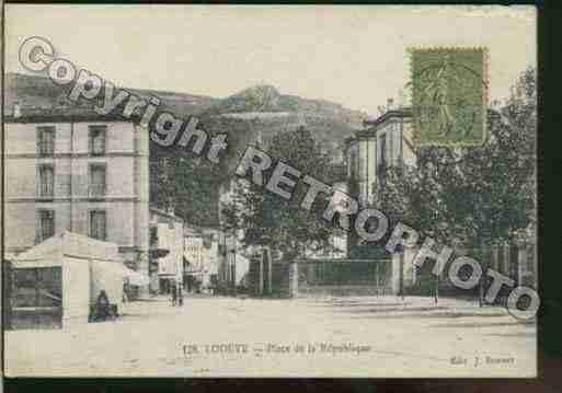 Ville de LODEVE Carte postale ancienne