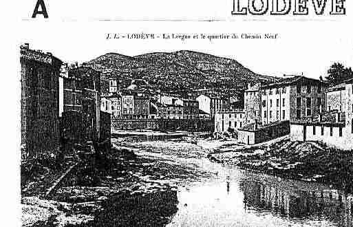 Ville de LODEVE Carte postale ancienne