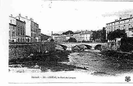 Ville de LODEVE Carte postale ancienne