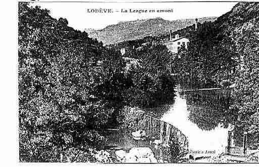 Ville de LODEVE Carte postale ancienne