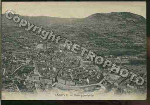 Ville de LODEVE Carte postale ancienne